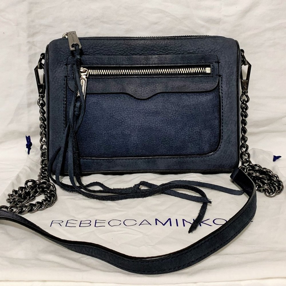 Rebecca Minkoff Avery Suede Crossbody *Navy*